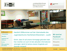 Tablet Screenshot of juz-hechtsheim.de